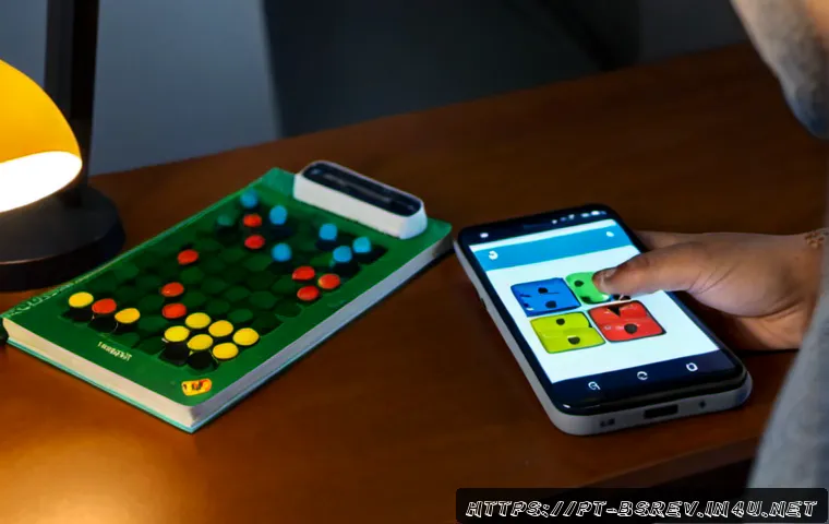 Home 17 블레이드소울 레볼루션 던전 공략법 - Photorealistic cinematic scene of a Brazilian mobile gamer planning a fantasy dungeon strategy at a ...